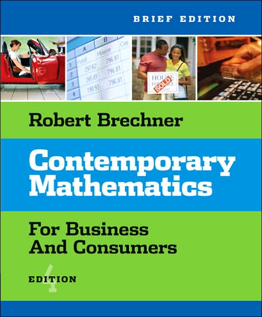 Contemporary Mathematics For Business And Consumers, Brief Edition ...