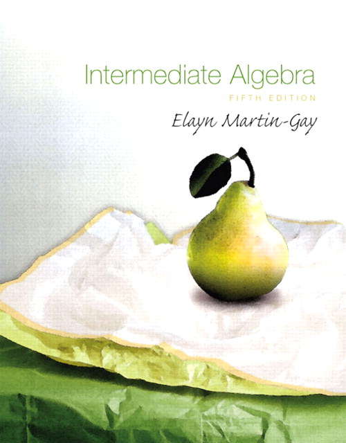 Intermediate Algebra By K Elayn Martin Gay 110