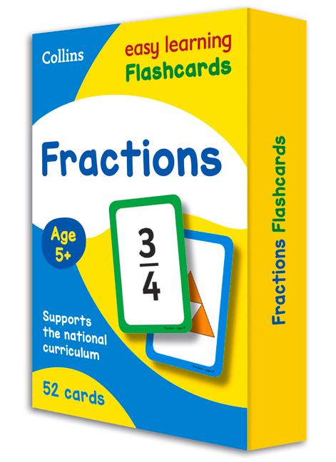 Fractions Flashcards: Ideal for Home Learning