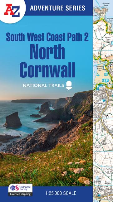 South West Coast Path - North Cornwall: With Ordnance Survey Mapping
