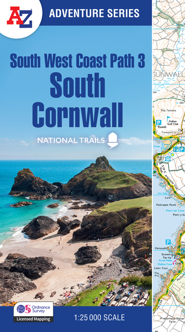 South West Coast Path - South Cornwall: With Ordnance Survey Mapping