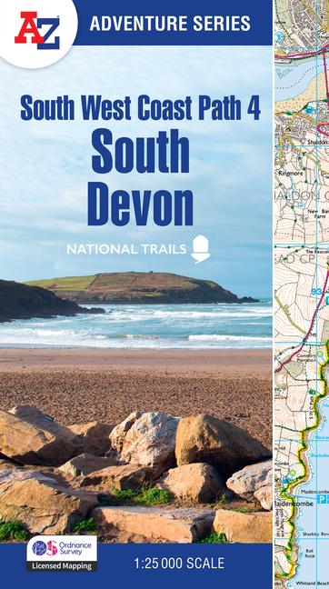 South West Coast Path - South Devon: With Ordnance Survey Mapping