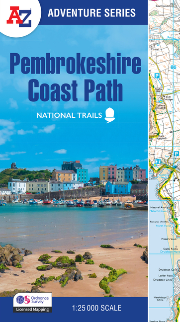 Pembrokeshire Coast Path: With Ordnance Survey Mapping (New Revised Third)