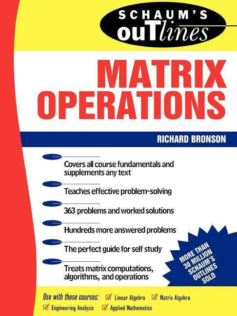 Schaum's Outline of Matrix Operations