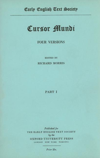 Cursor Mundi: Vol. I. Text LL. 1-4954