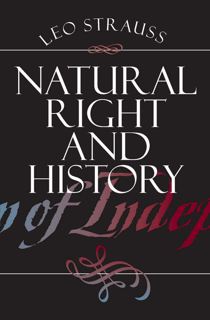 Natural Right and History (Revised)