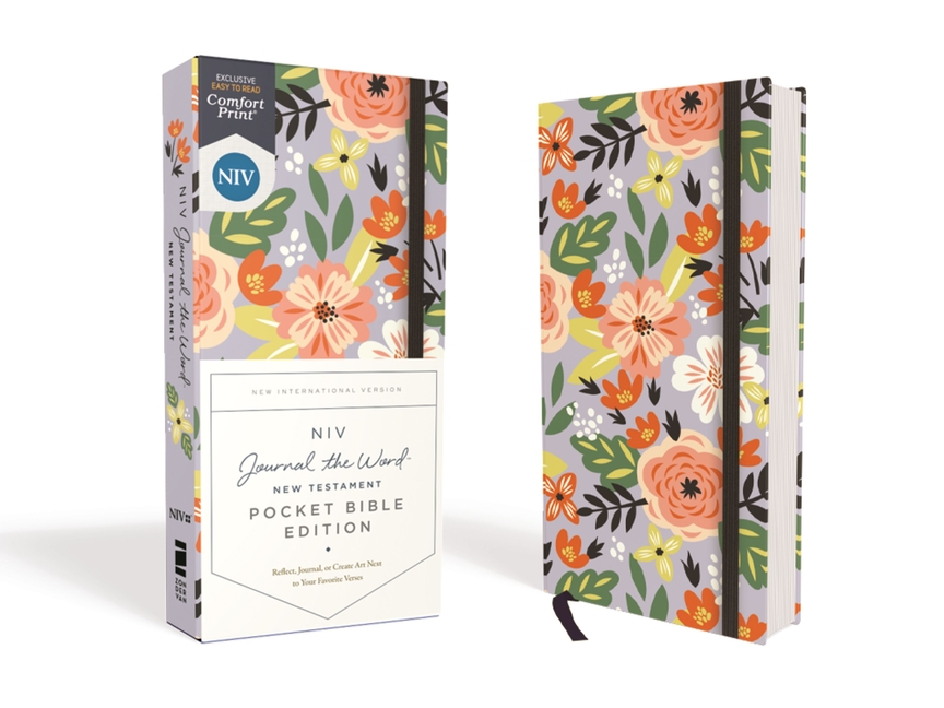 Niv, Journal the Word New Testament (Perfect for Note-Taking), Pocket Bible Edition, Hardcover, Flor
