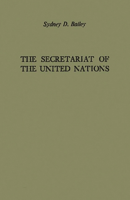 Secretariat of the United Nations. (Rev)