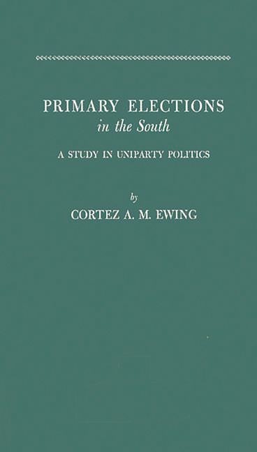Primary Elections in South (Revised)