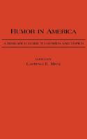 Humor in America: A Research Guide to Genres and Topics