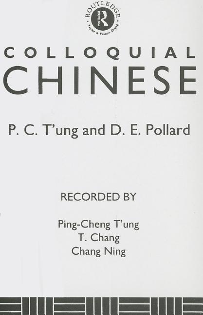 Colloquial Chinese