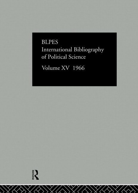 Intl Biblio Pol SC 1966 Vol 15