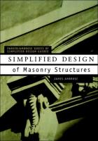 Simplified Design of Masonry Structures (Revised)