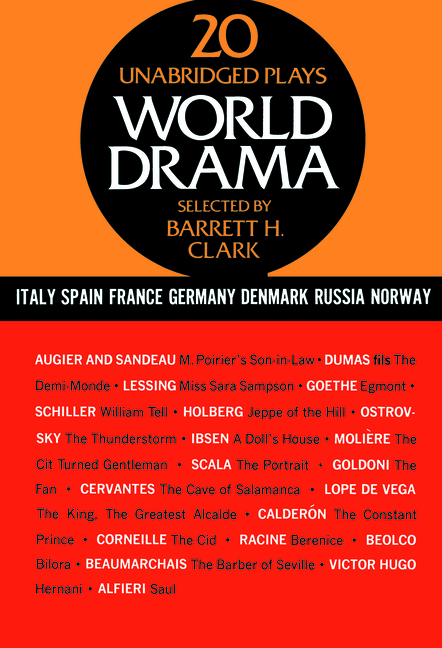 World Drama, Volume 2: 20 Unabridged Plays Volume 2
