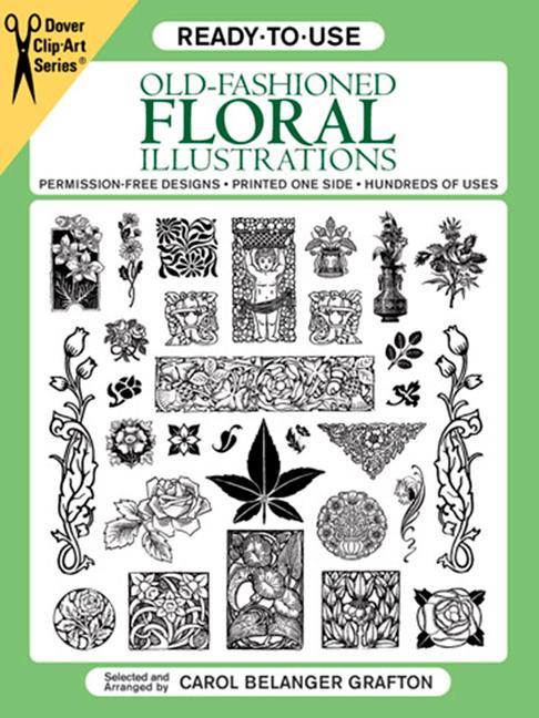 Ready-To-Use Old-Fashioned Floral Illustrations