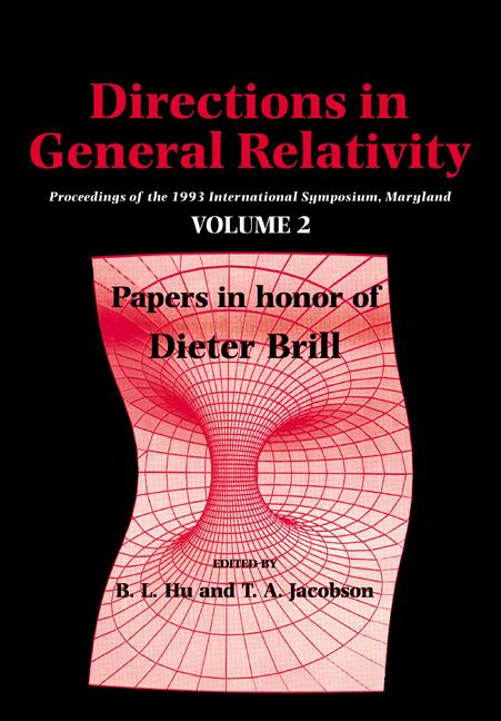 Directions in General Relativity, Vol.2 (Revised)