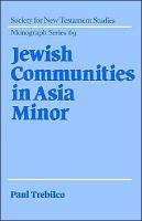 Jewish Communities in Asia Minor