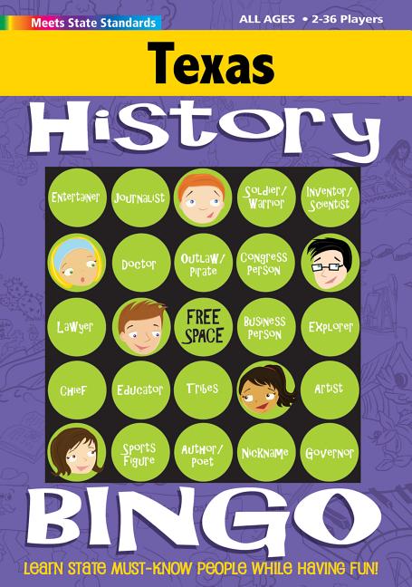 Texas History Bingo Game!