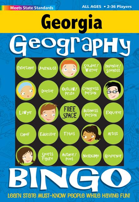 Georgia Geography Bingo Game!
