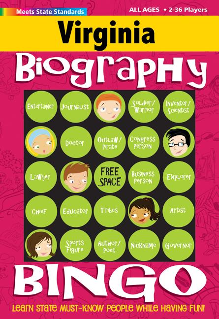 Virginia Biography Bingo