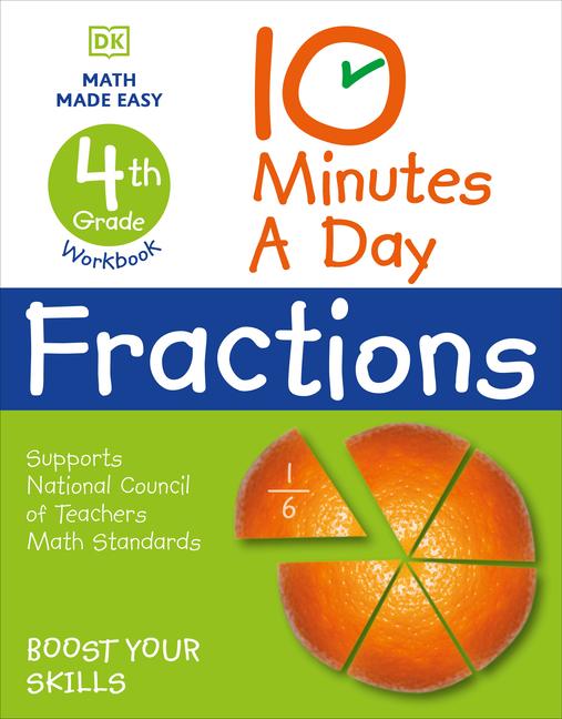 10 Minutes a Day Fractions  4th Grade  DK 10 Minutes a Day