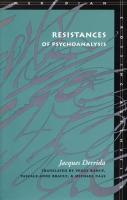 Resistances of Psychoanalysis  Meridian  Crossing Aesthetics