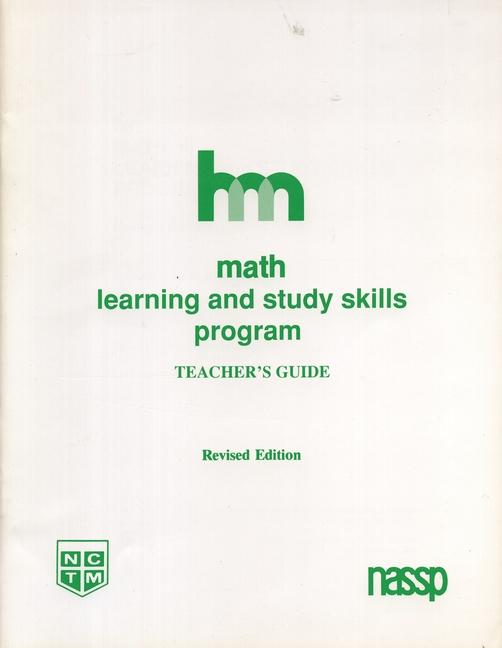 Math: Teacher's Guide: Hm Learning & Study Skills Program