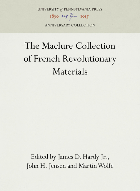 Maclure Collection of French Revolutionary Materials