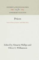 Prices: Issues in Theory, Practice, and Public Policy (Reprint 2016)