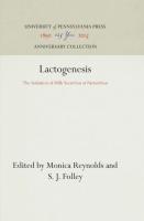 Lactogenesis: The Initiation of Milk Secretion at Parturition (Reprint 2016)