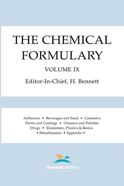 Chemical Formulary, Volume 9