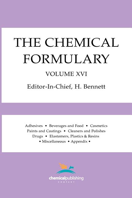 Chemical Formulary, Volume 16