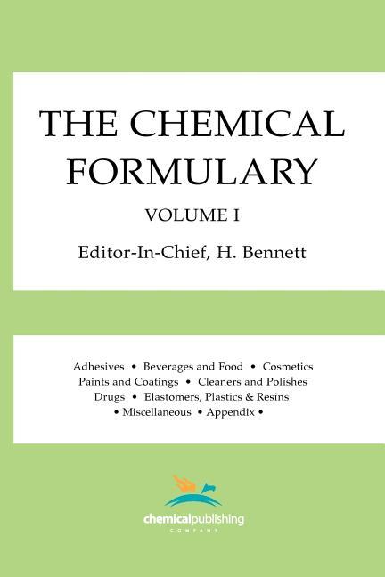 Chemical Formulary, Volume 1