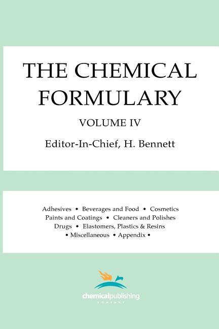 Chemical Formulary, Volume 4