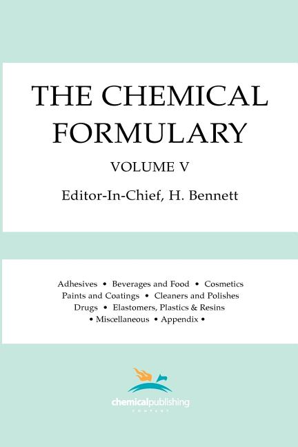 Chemical Formulary, Volume 5