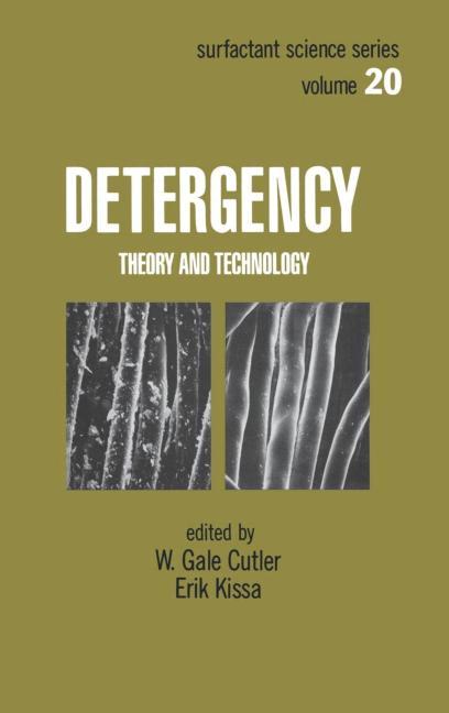 Detergency: Theory and Technology