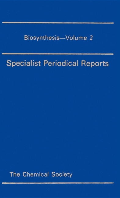 Biosynthesis: Volume 2