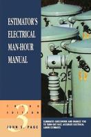 Estimator's Electrical Man-Hour Manual (Revised)
