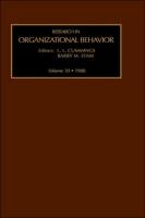 Research in Organizational Behavior: Volume 6