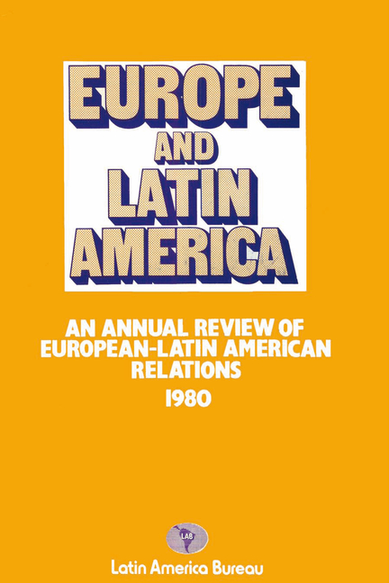Europe and Latin America 1980: An Annual Review of European-Latin American Relations
