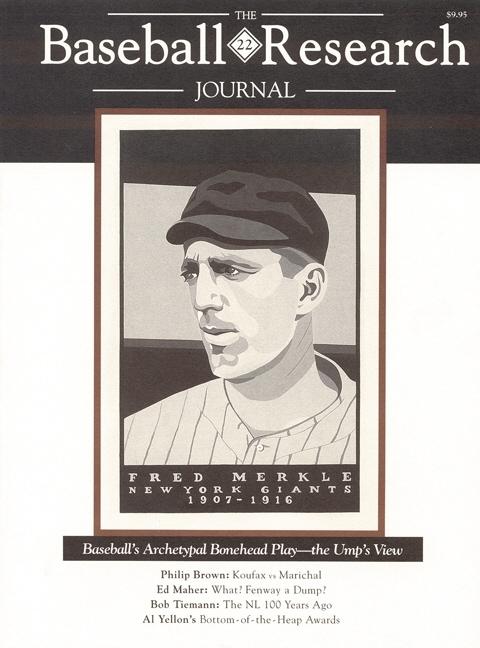 Baseball Research Journal (Brj), Volume 22