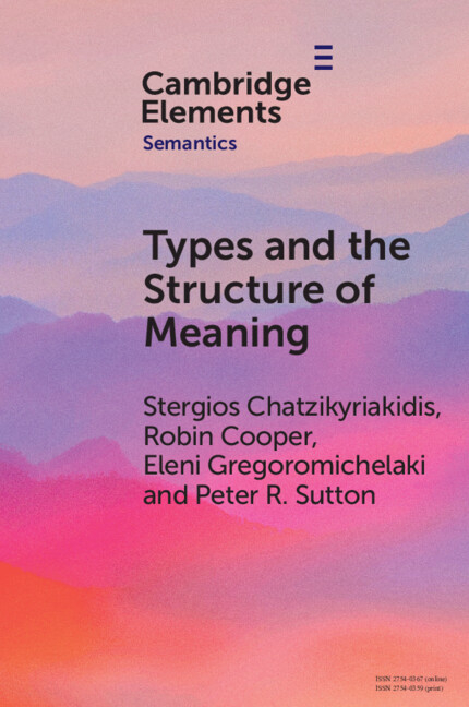 Types and the Structure of Meaning