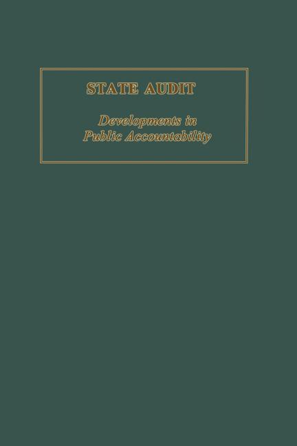 State Audit: Developments in Public Accountability (1981)