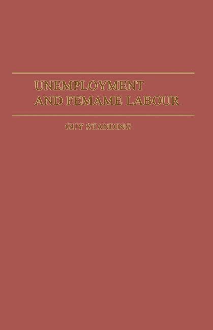 Unemployment and Female Labour: A Study of Labour Supply in Kingston, Jamaica (1981)