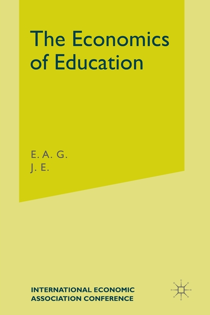 Economics of Education (Softcover Reprint of the Original 1st 1966)
