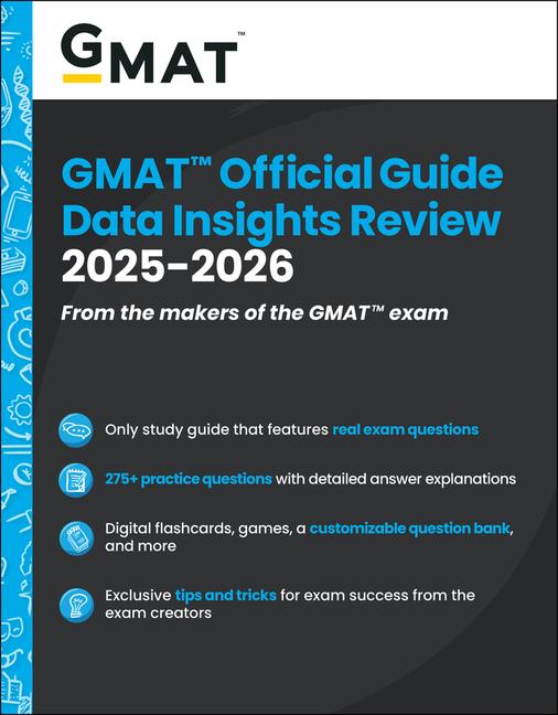 GMAT Official Guide Data Insights Review 2025-2026: Book + Online Question Bank