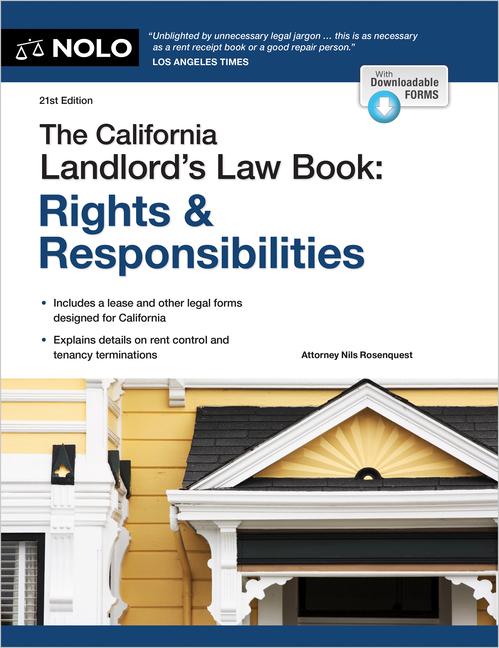 California Landlord's Law Book: Rights & Responsibilities