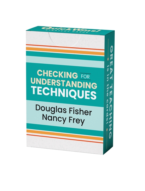 Checking for Understanding Techniques (Quickwins! Strategy Cards)