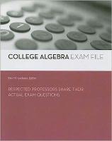 College Algebra Exam File