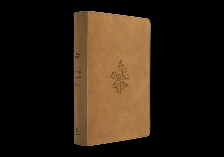 ESV Student Study Bible (Trutone, Nubuck Caramel, Wildflower Design)